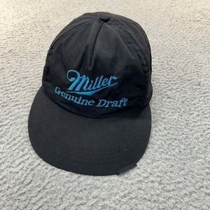 VTG Miller Genuine Draft Hat Men Baseball Cap One Size Miller 90s